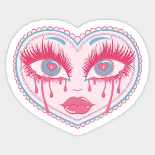 Beautiful crier v4 Sticker